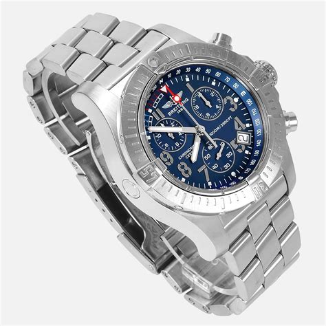 breitling avenger ii seawolf blue dial|breitling seawolf chrono.